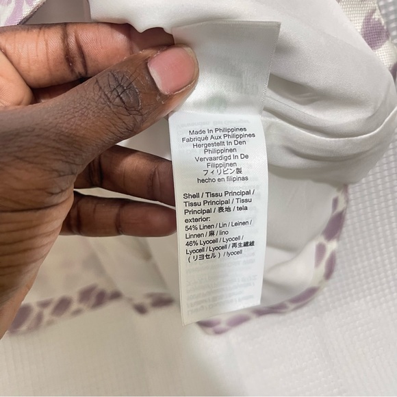 J. Crew Mauve and Cream Sleeveless Blouse - Picture 5 of 8